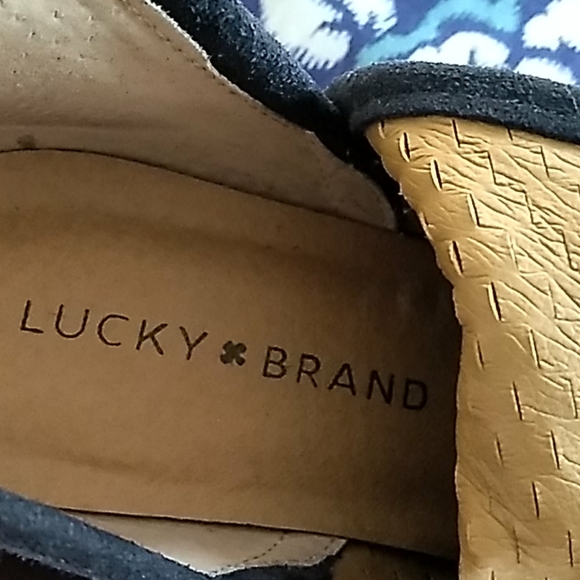 COPY - Lucky Brand Suede Perforated Booties - Picture 7 of 8